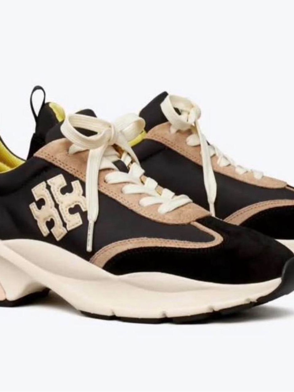 Tory Burch Good Luck Suede Trainer